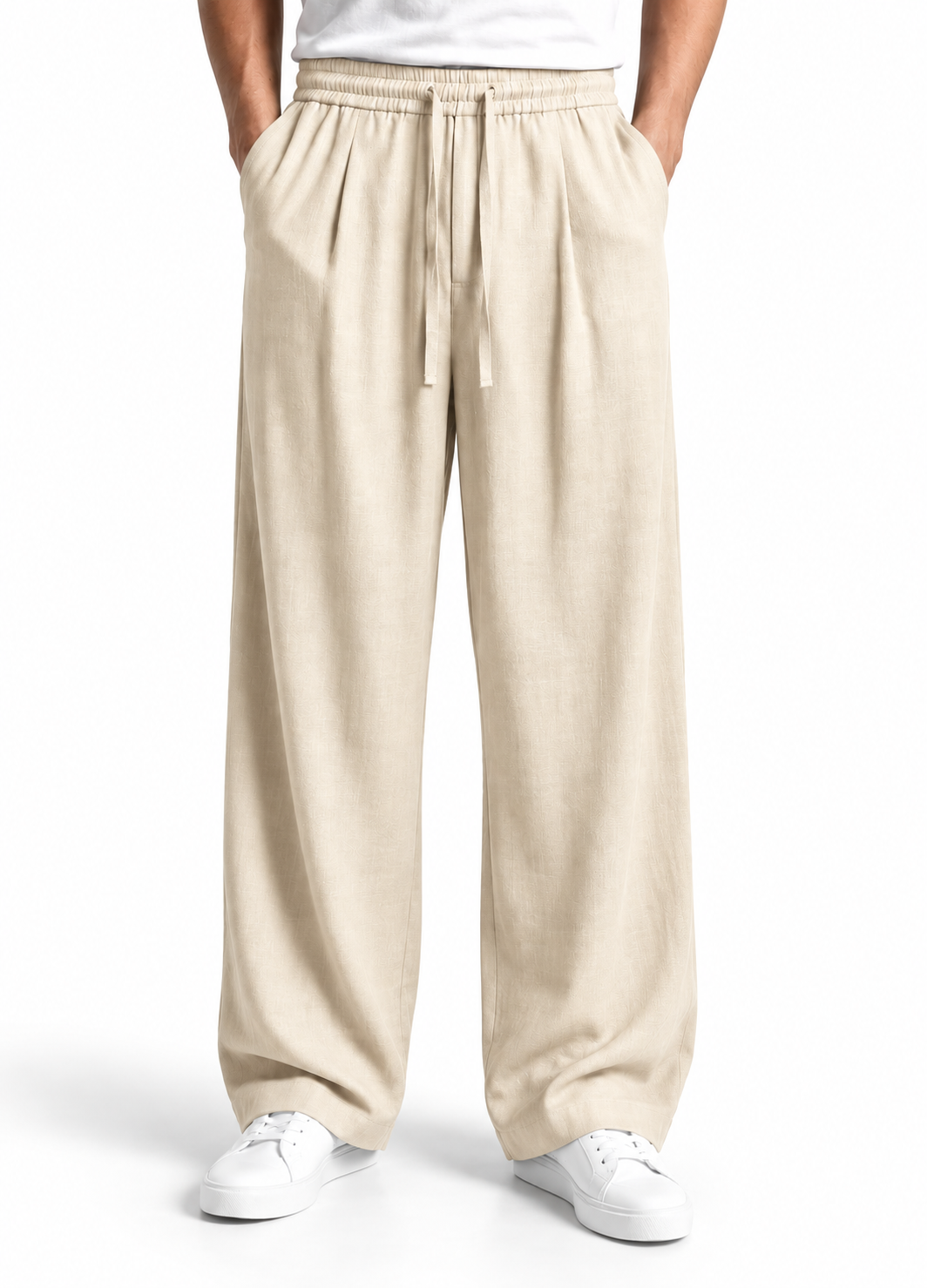 LUMIST Noir Linen Pants
