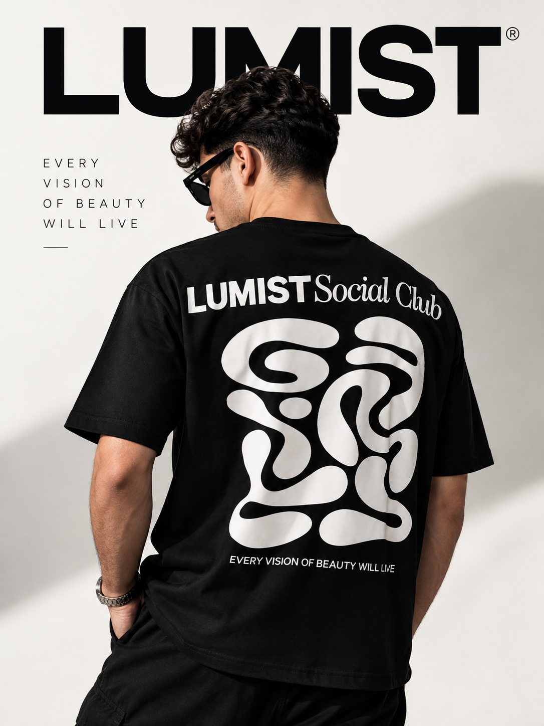 LUMIST Social Club Oversized Tee